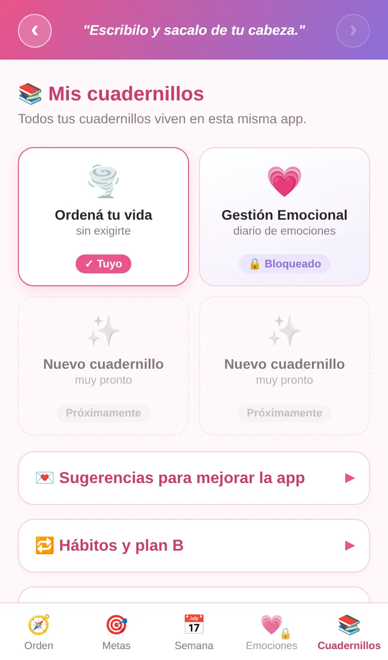 Mis cuadernillos