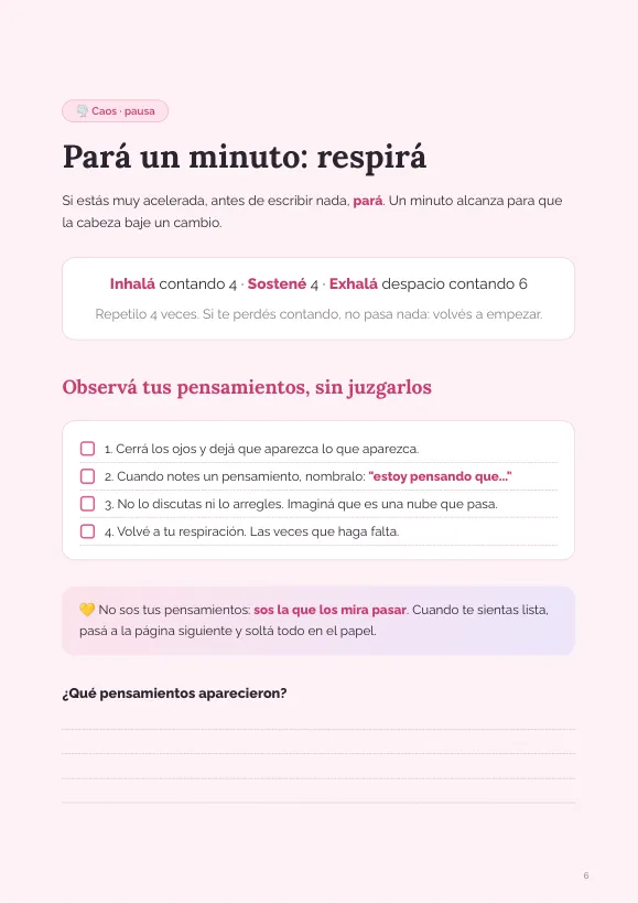 Respira un minuto
